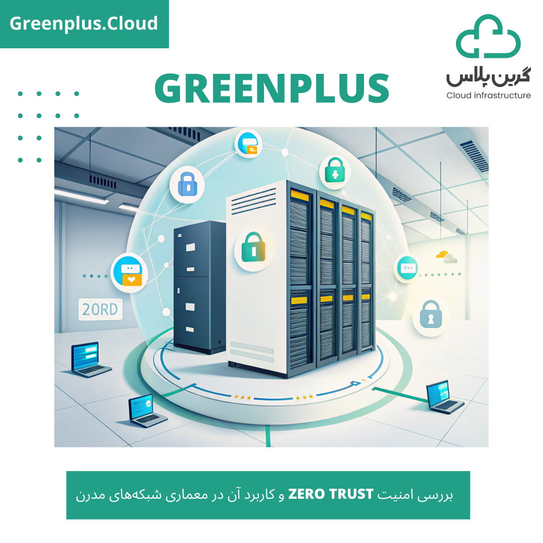 گرین پلاس-بلاگ-کاور-بررسی امنیت Zero Trust و کاربرد آن در معماری شبکه‌های مدرن