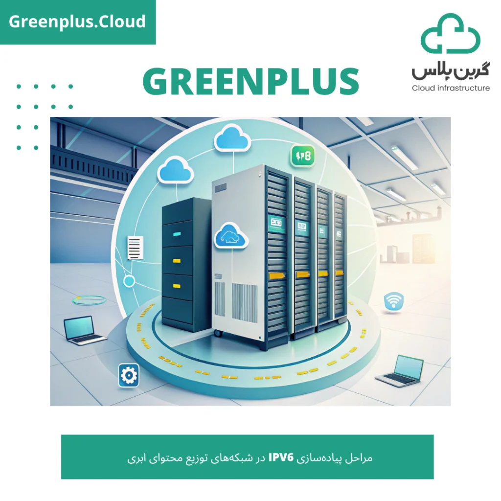 گرین پلاس-بلاگ- کاور-مراحل پیاده‌سازی IPv6 در شبکه‌های توزیع محتوای ابری